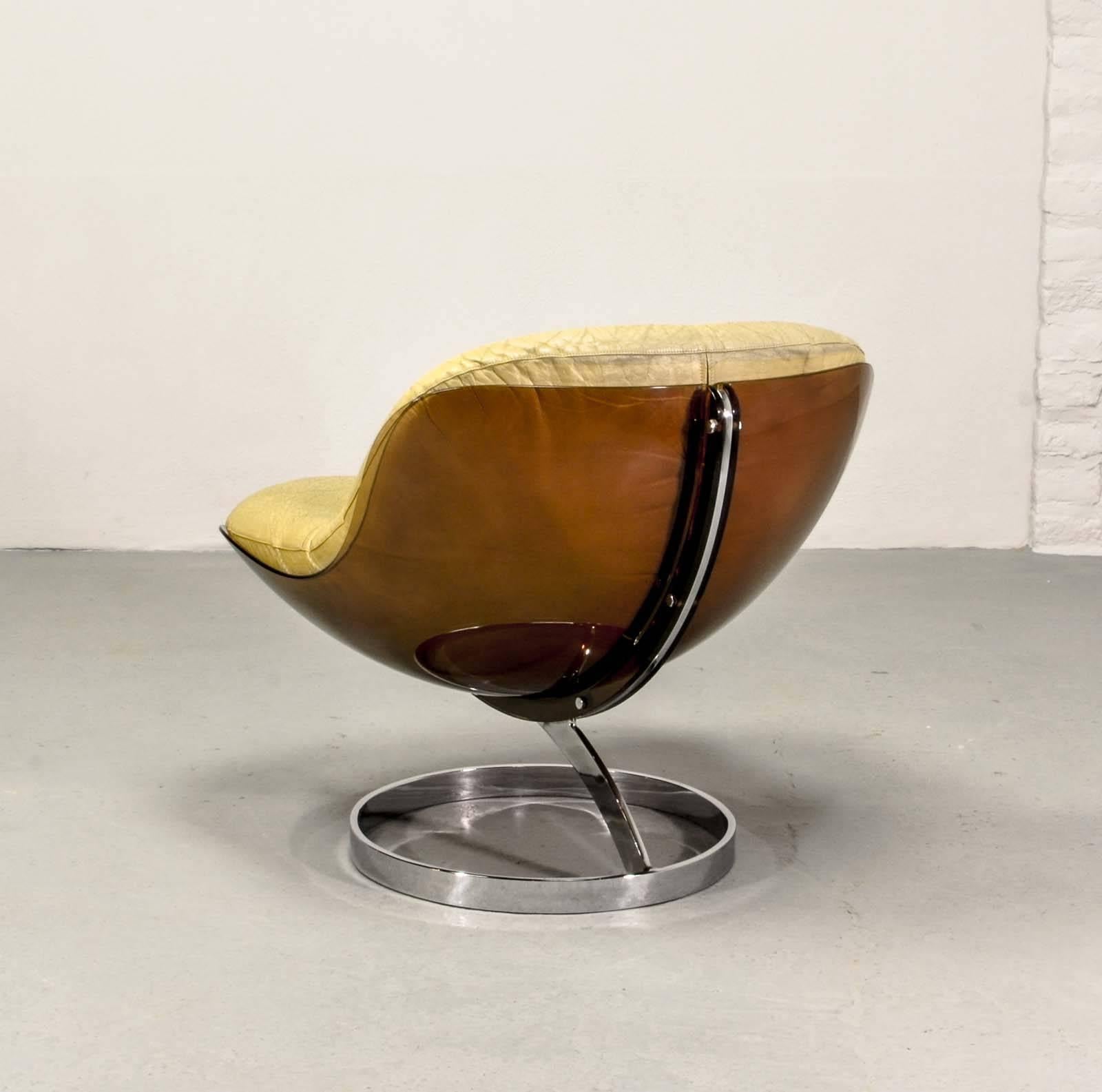 Rare Boris Tabacoff 'Sphere' Lounge Chair by MMM, 1971 In Good Condition In Maastricht, NL