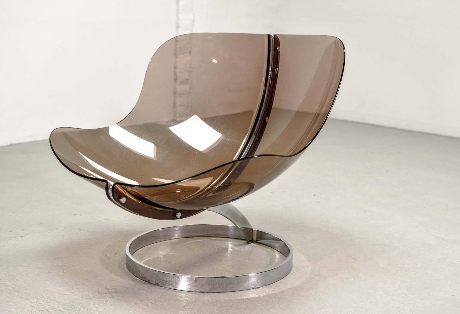Rare Boris Tabacoff 'Sphere' Lounge Chair by MMM, 1971 4