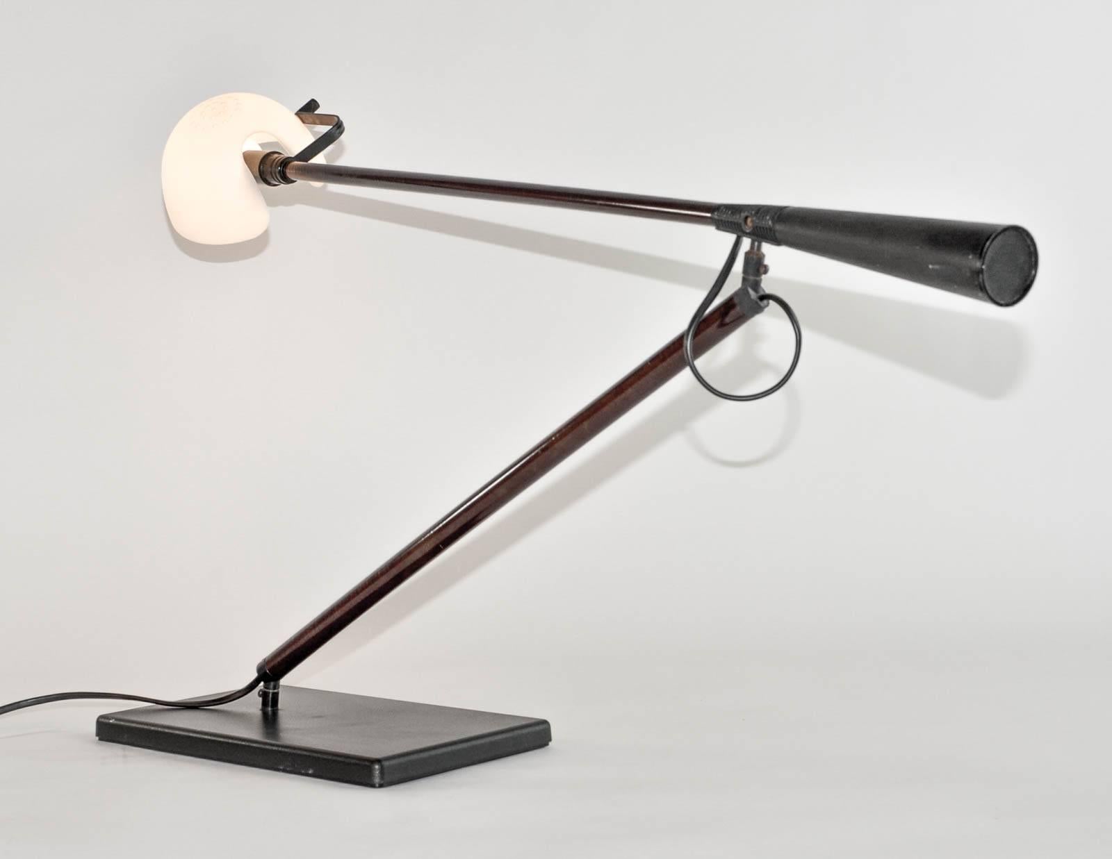 Late 20th Century Rare Italian Desk Lamp by Paolo Rizzatto and Gino Sarfatti for Arteluce, 1975