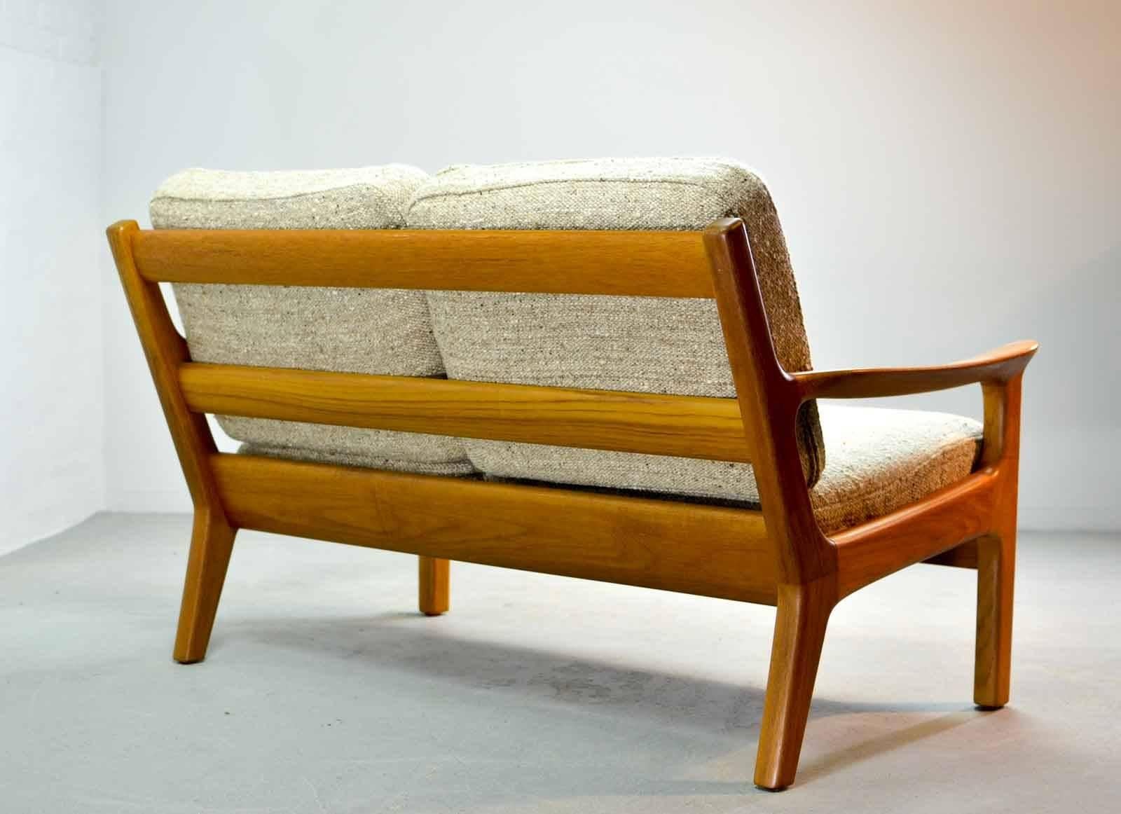 Danish Midcentury Two-Seat Teak Sofa Designed by Juul Kristensen for Glostrup, 1960s