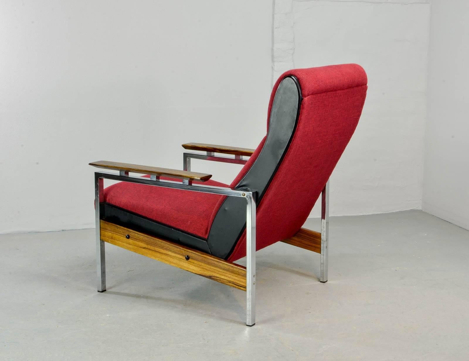 Mid-Century Modern Midcentury Dutch Design Lounge Chair Designed by Rob Parry for Gelderland