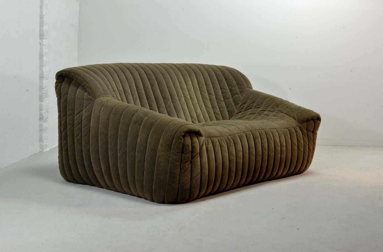 Mid-Century Modern Midcentury Two-Seat Sofas by Annie Hieronymus for Cinna 'Ligne Roset', France