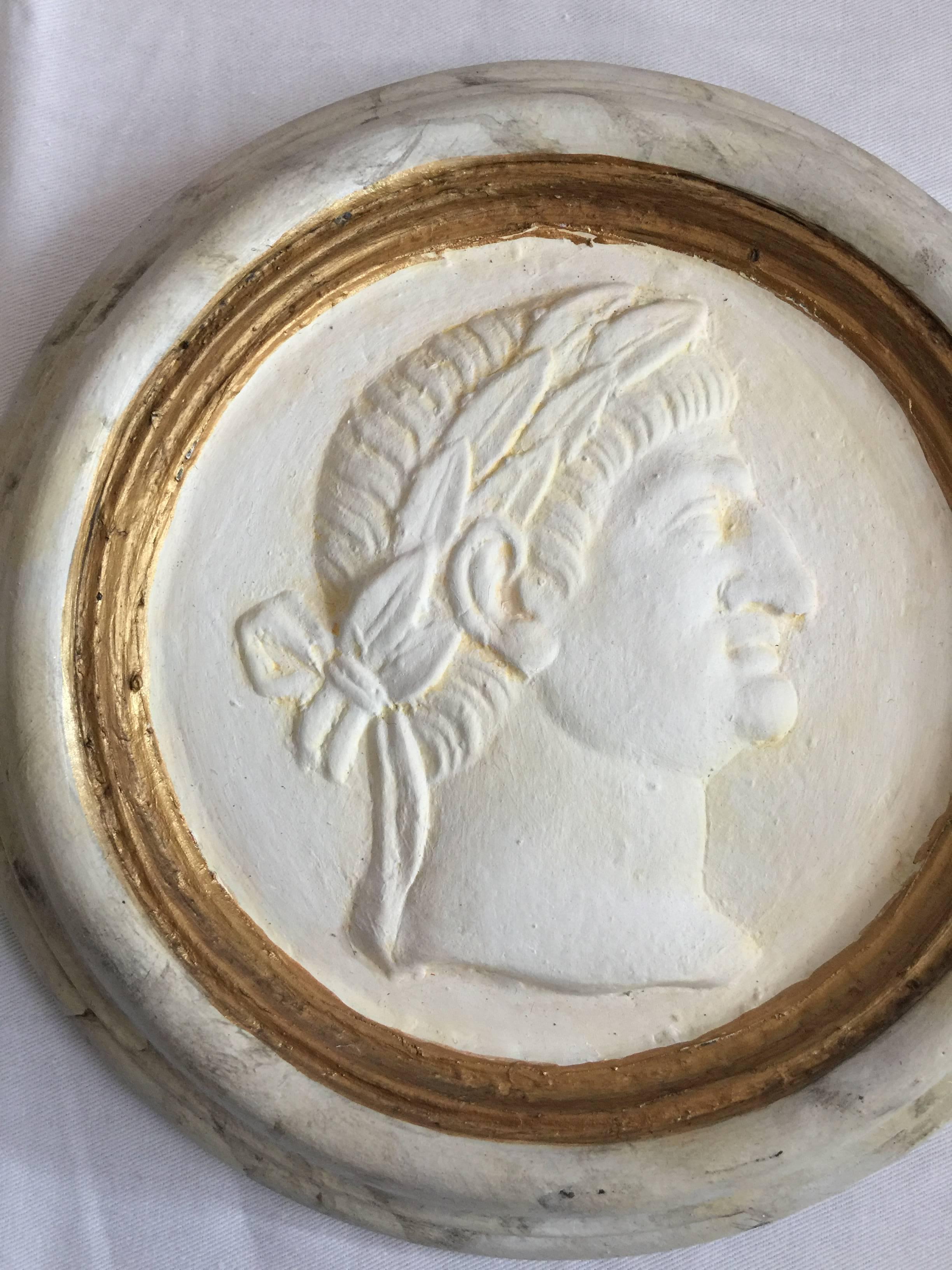 Italian Pair of Roman Reliefs or Medallions