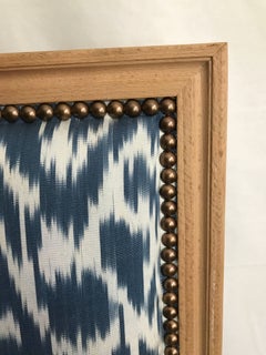 Louis XVI Style Dining Chair with Madeline Weinrib Silk Ikat Upholstery