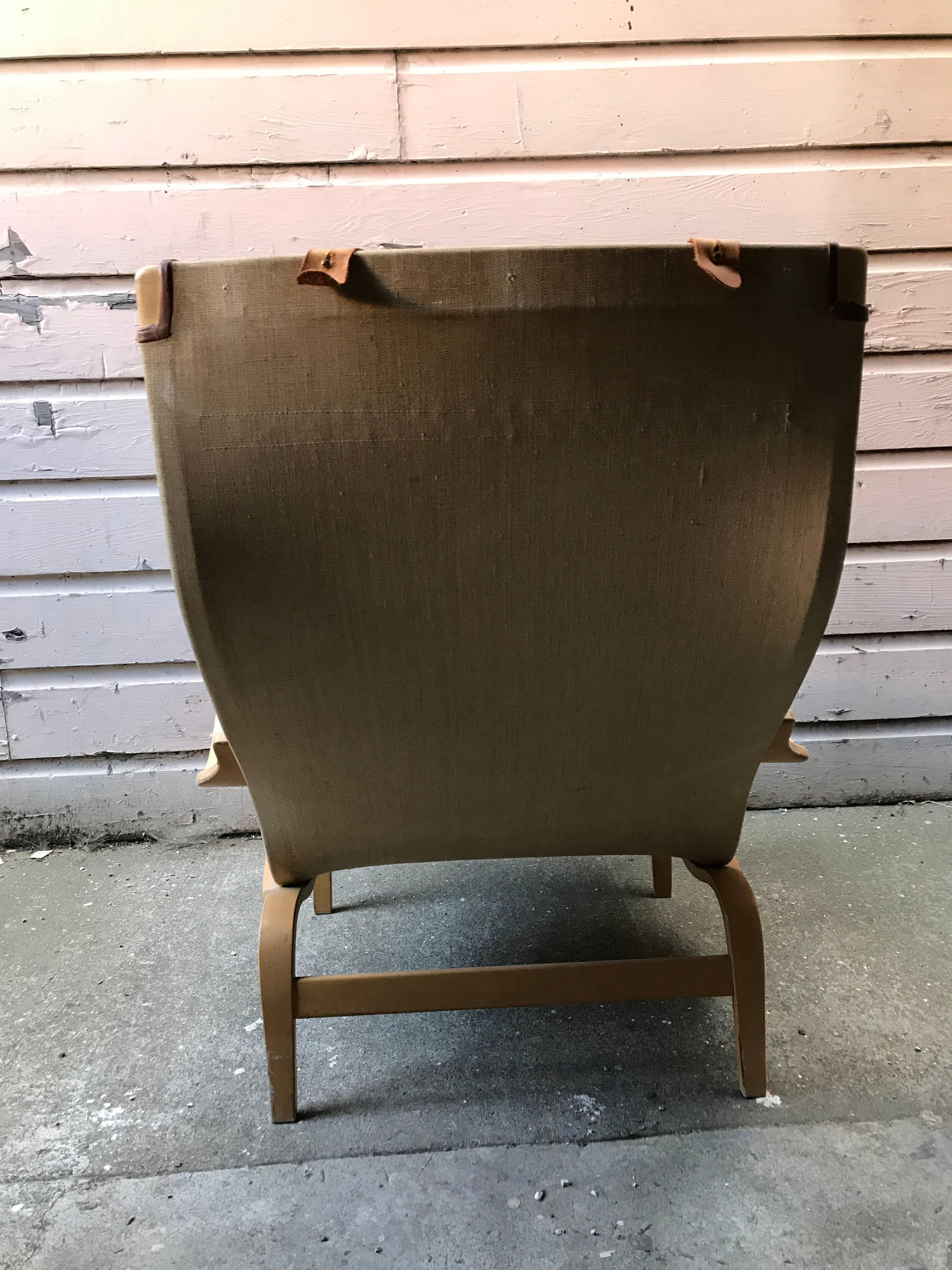 Pernilla Lounge Chair by Bruno Mathsson In Good Condition For Sale In San Francisco, CA