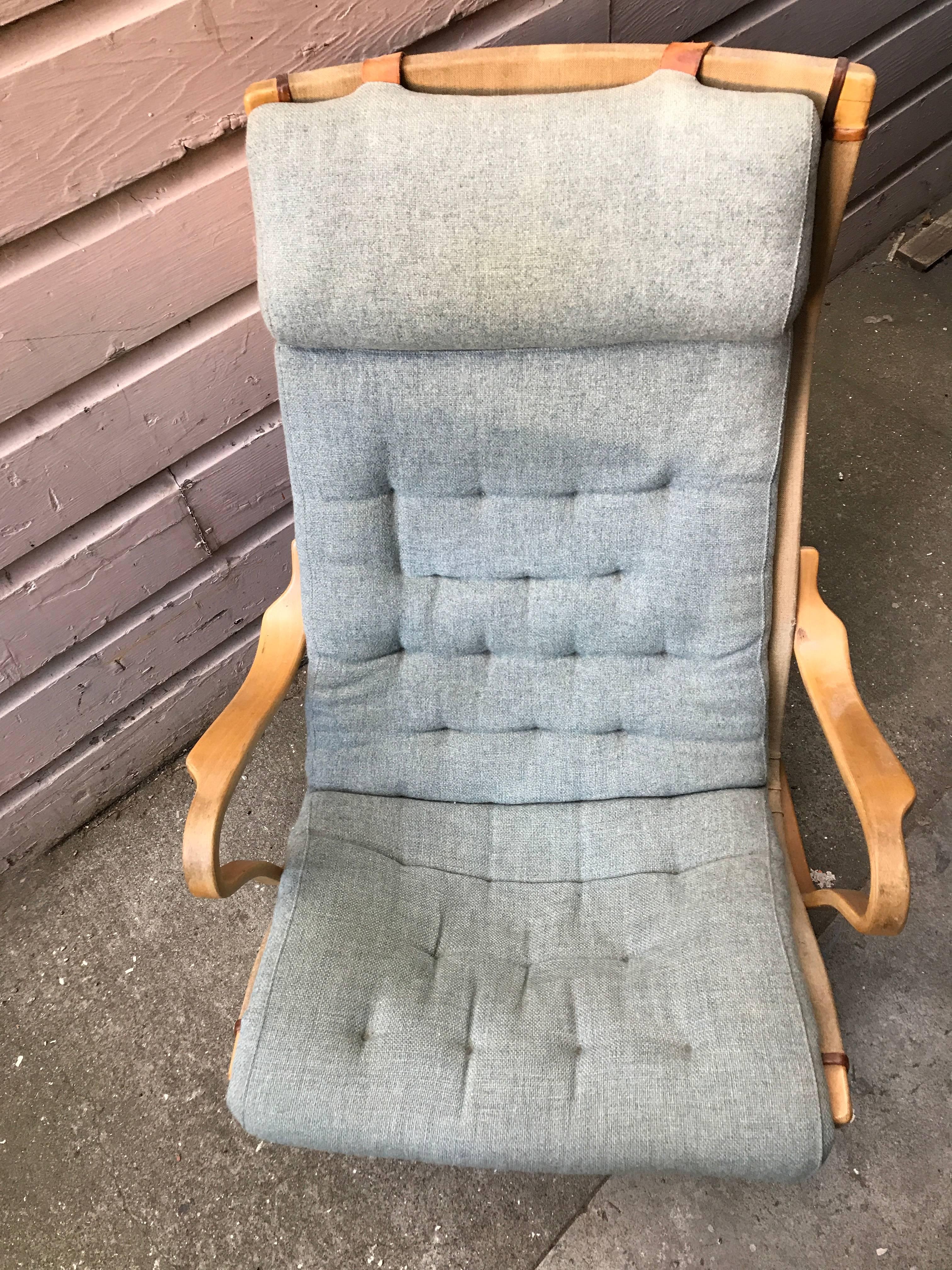 Scandinavian Modern Pernilla Lounge Chair by Bruno Mathsson For Sale