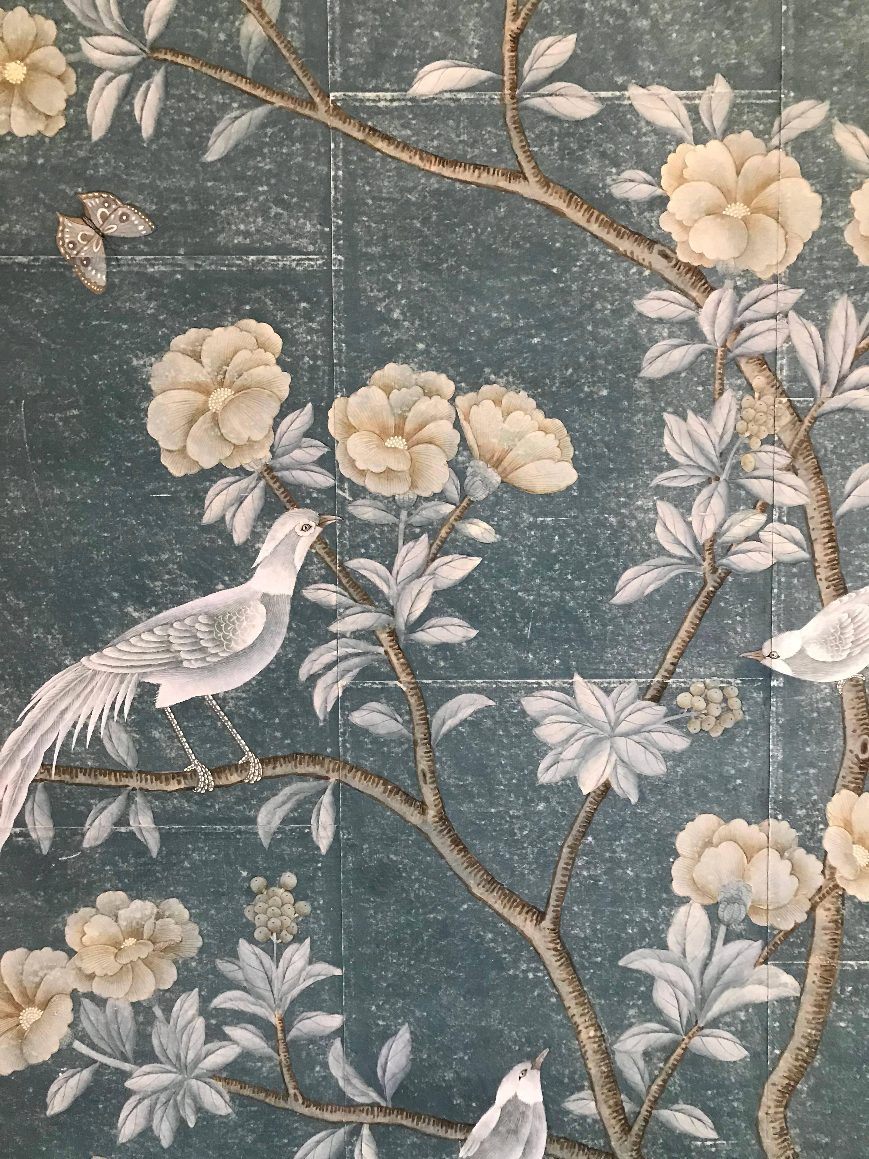 Unknown Framed Chinoiserie Panel For Sale