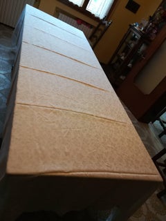 1950 italian white linen tablecloth