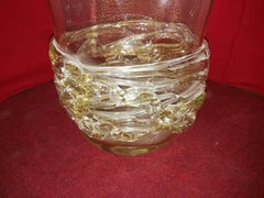 Italian Golden Blown Vase