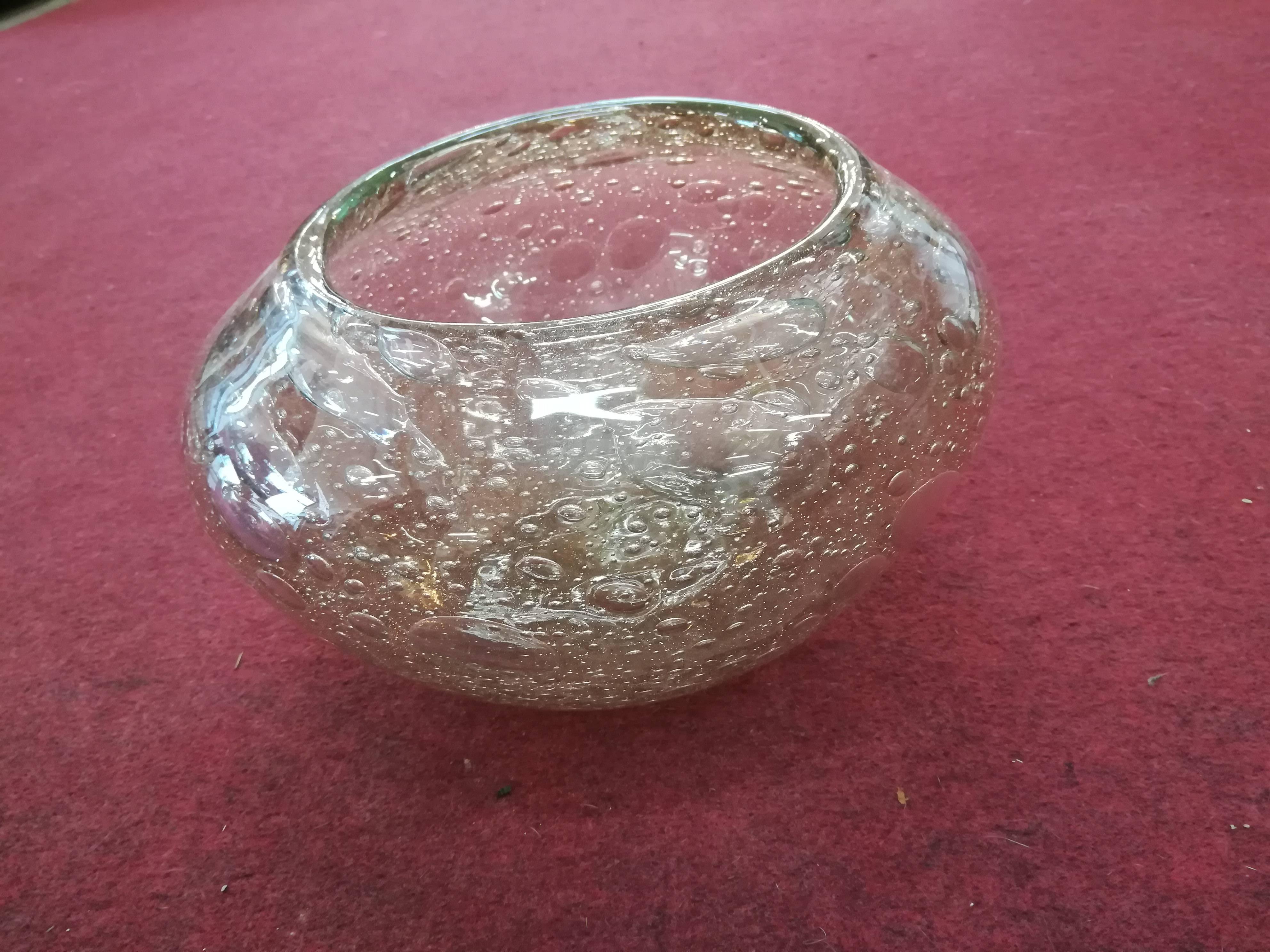 Pair of Modern Italian Blown Glass Bowl For Sale 3