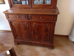 19th Century Mahogany French Bookcase
