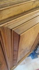 17th Century Baroque Carved Walnut Wood Cabinet