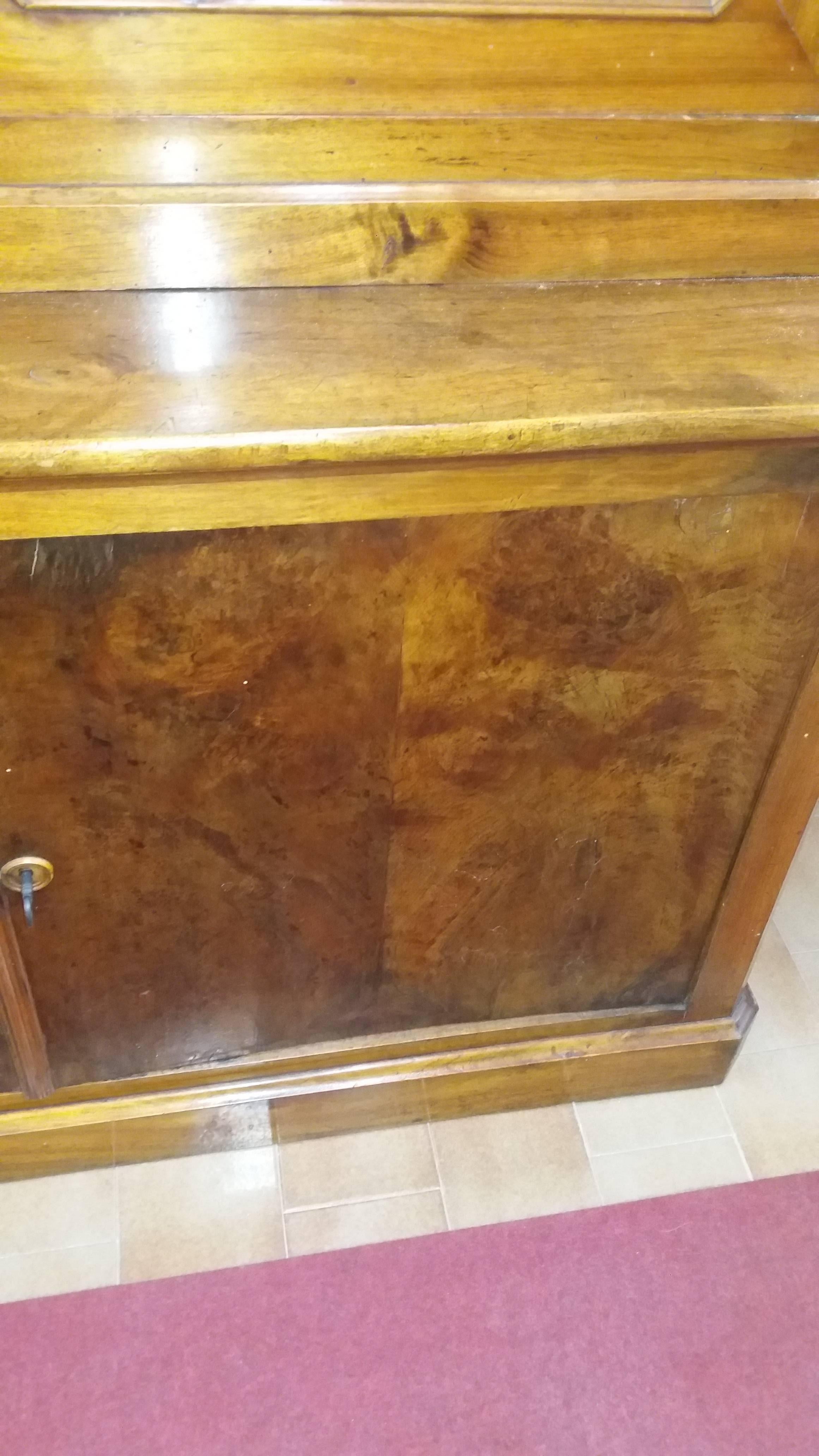 Mid-19th Century 19th French Walnut Bookcase