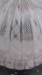 Giuliano Ballarin Crystal and White Blown Murano Glass Italian Biscuit Jar