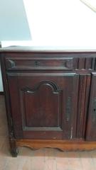18th Century Louis XV Walnut Wood Two Doors French Credenza, 1950