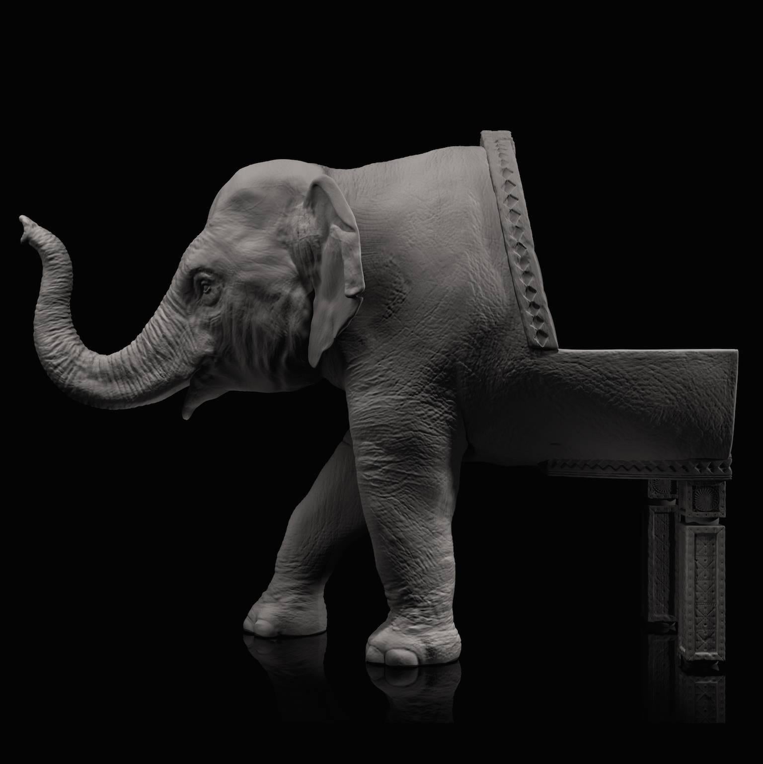The Elephant Chair, Baby Version by Maximo Riera, Made to order, 21st Century In Excellent Condition For Sale In London, GB