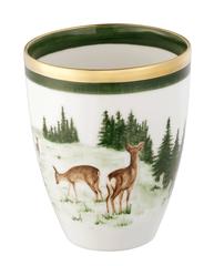 Vase en porcelaine allemande de la Forêt-Noire avec scène de chasse Sofina Boutique Kitzbuehel