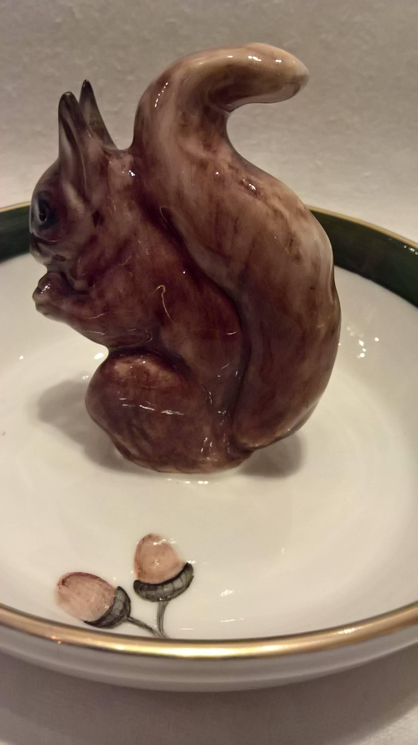 Black Forest Hand Porcelain Bowl with Squirrel Figure Sofina Boutique Kitzbuehel 1