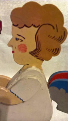 Mid-20th Century Christmas Angel Figure from Erzgebirge