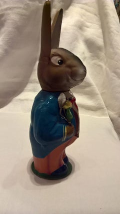 Vintage German Easter Rabbit Candy Box Papier Mache