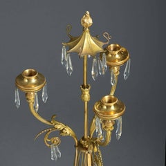 Pair of 19th Century Louis-Philippe Candelabra