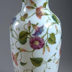 Fine 19th Century, French Opaline Glass Vase or Table Lamp
