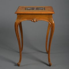 Mid-19th Century Marble-Inset End Table or Stand