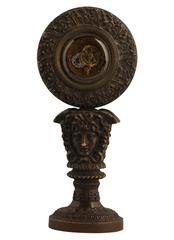 Bronze Medusa Desk Timepiece