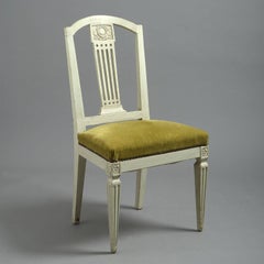 Set of Six 18th Century Dutch Painted Chairs