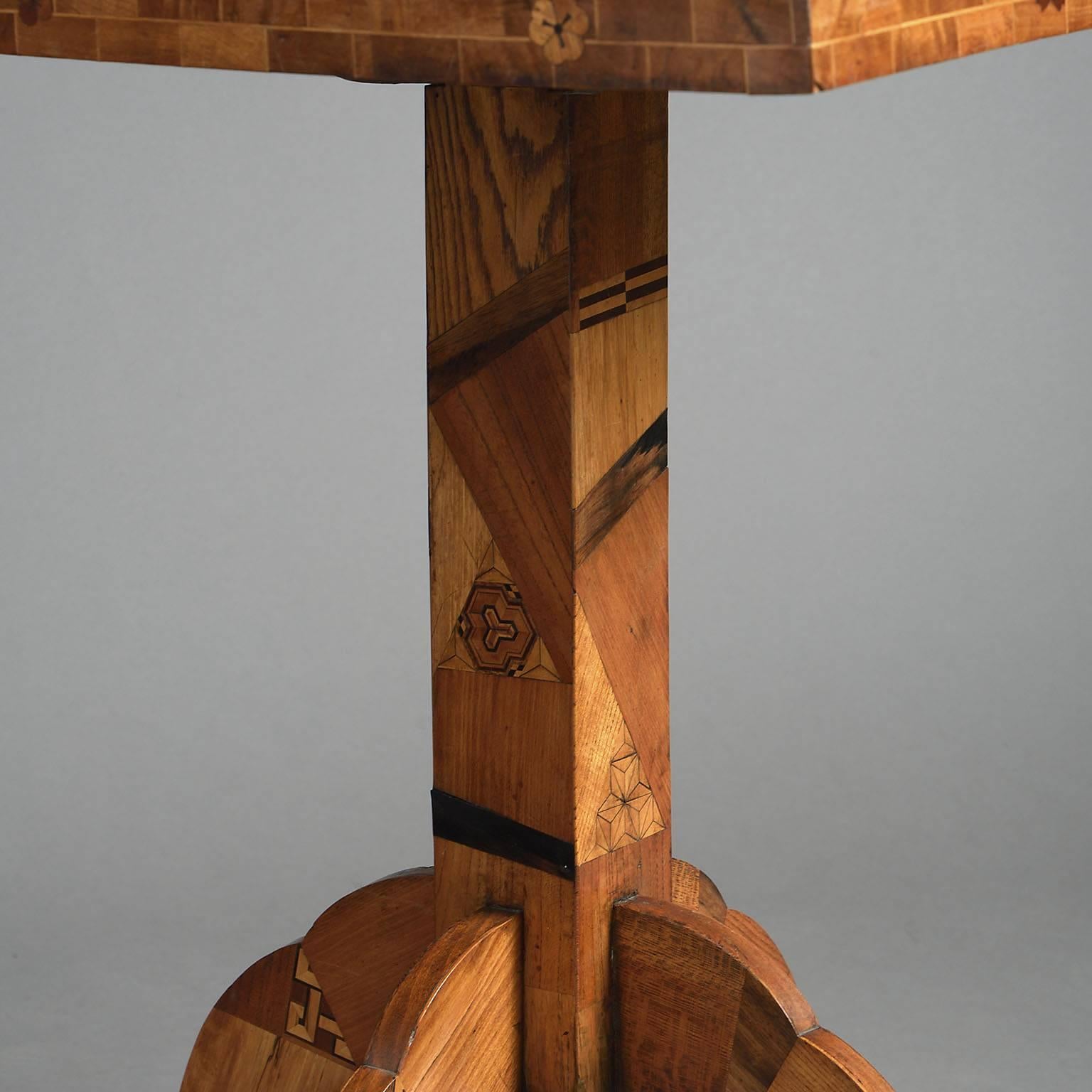 Aesthetic Movement 19th Century Japanese Marquetry Chess Table