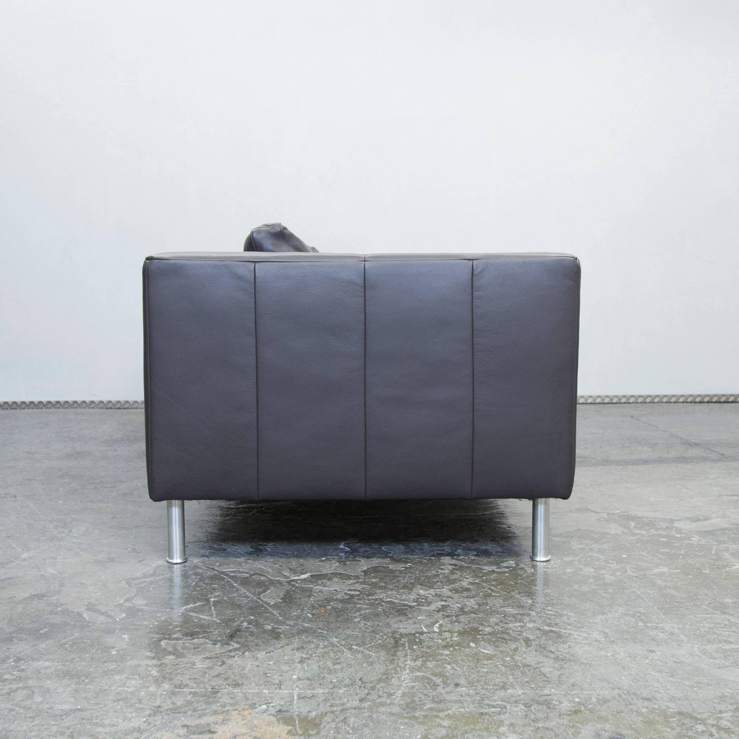 Ewald Schillig Back Three-Seat Leather Sofa For Sale 1