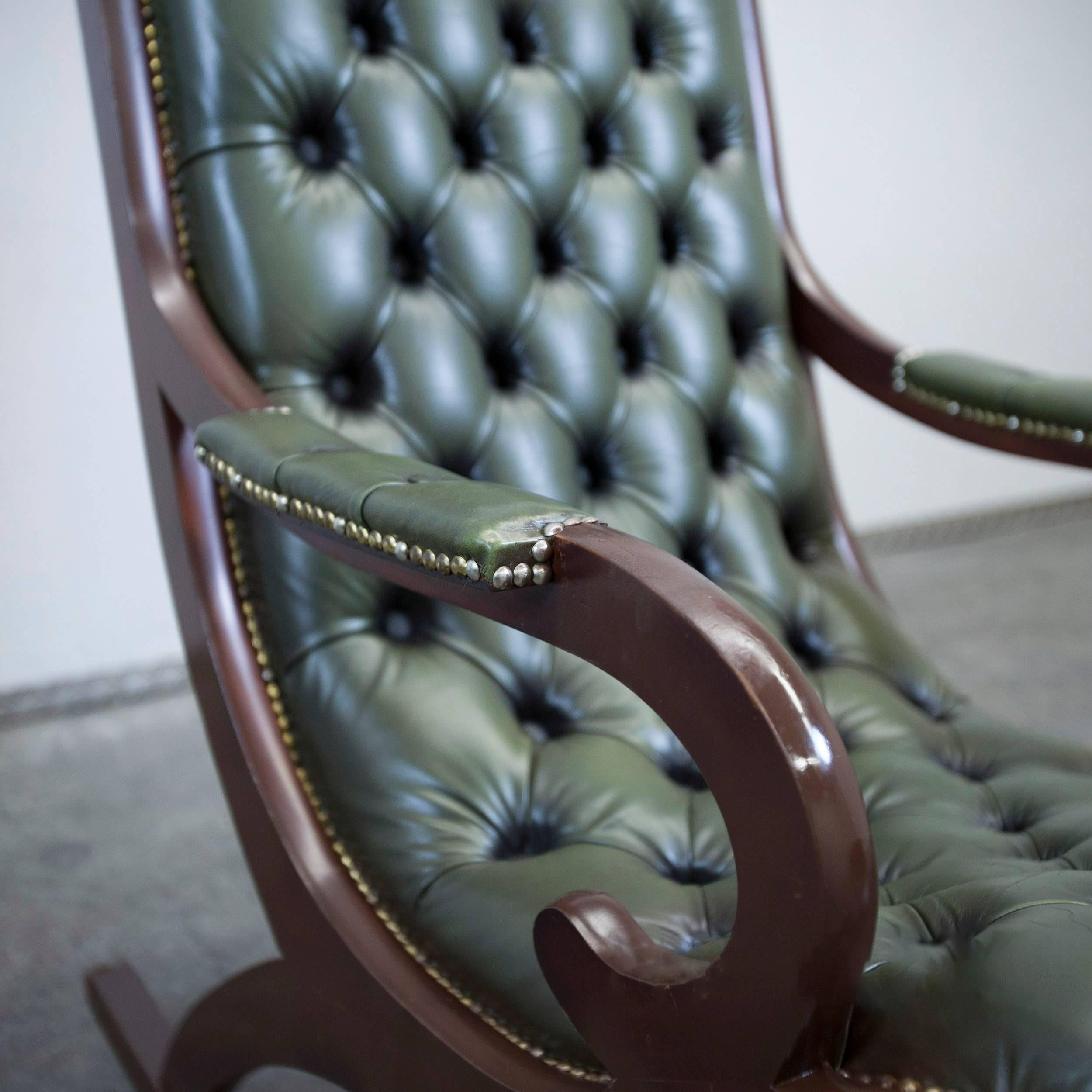 chesterfield rocking chair
