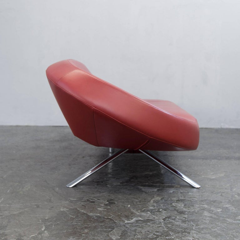 Recamiere Leder Rot - The Door Knockers