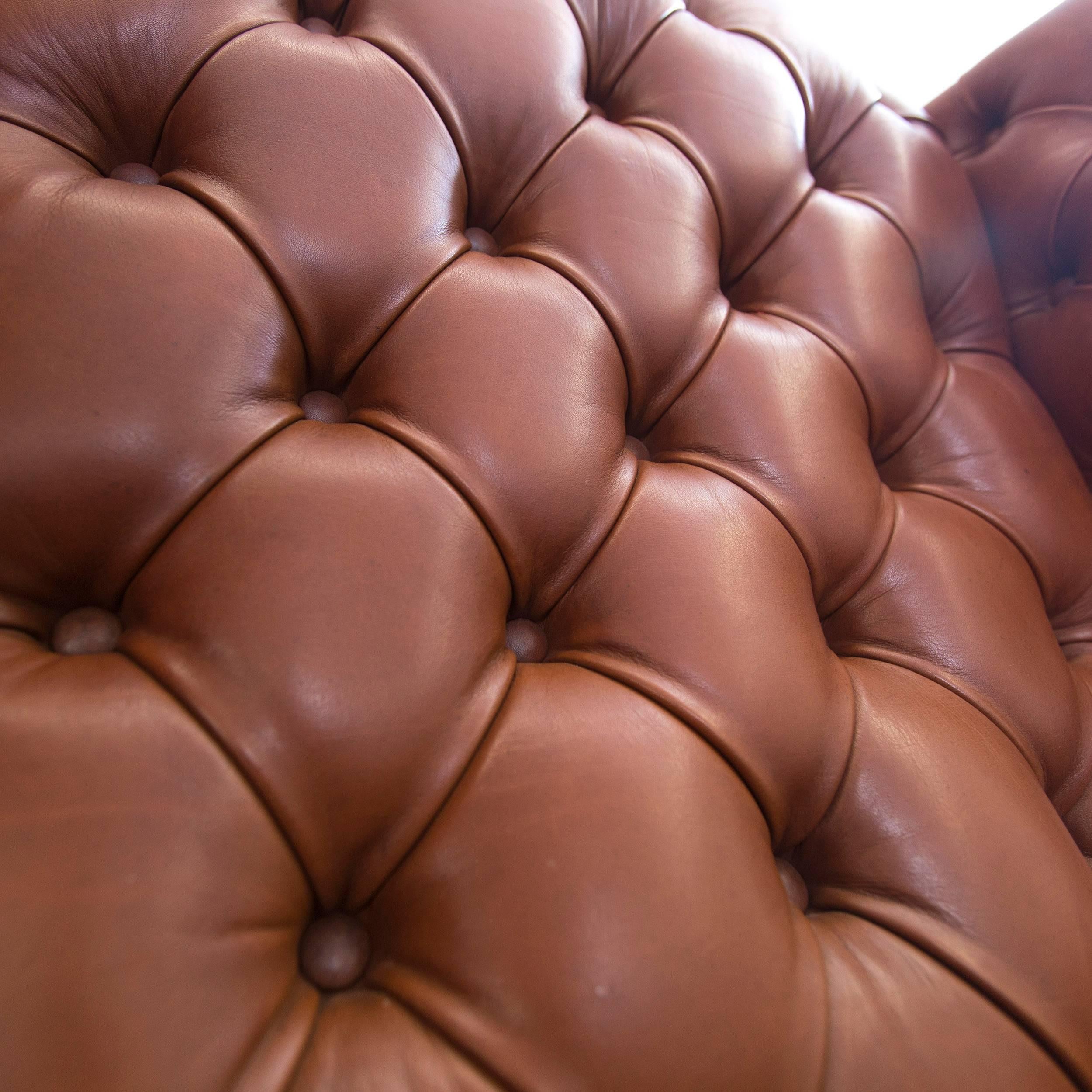 oxblood chesterfield sofa