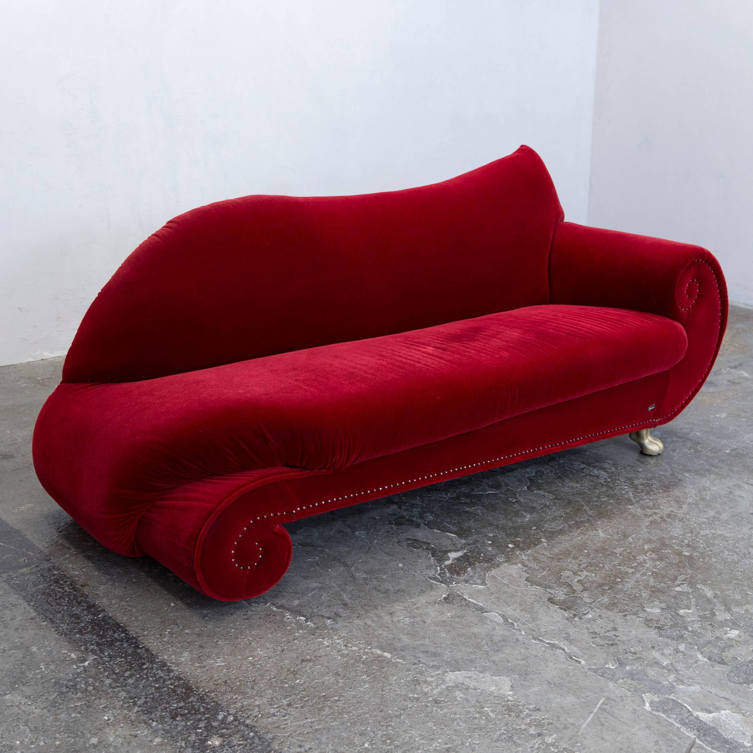 Bretz Gaudi Designer Sofa Red Fabric Chaise longue Recamiere Three-Seat  Couch at 1stDibs | bretz gaudi sofa, gaudi bretz sofa