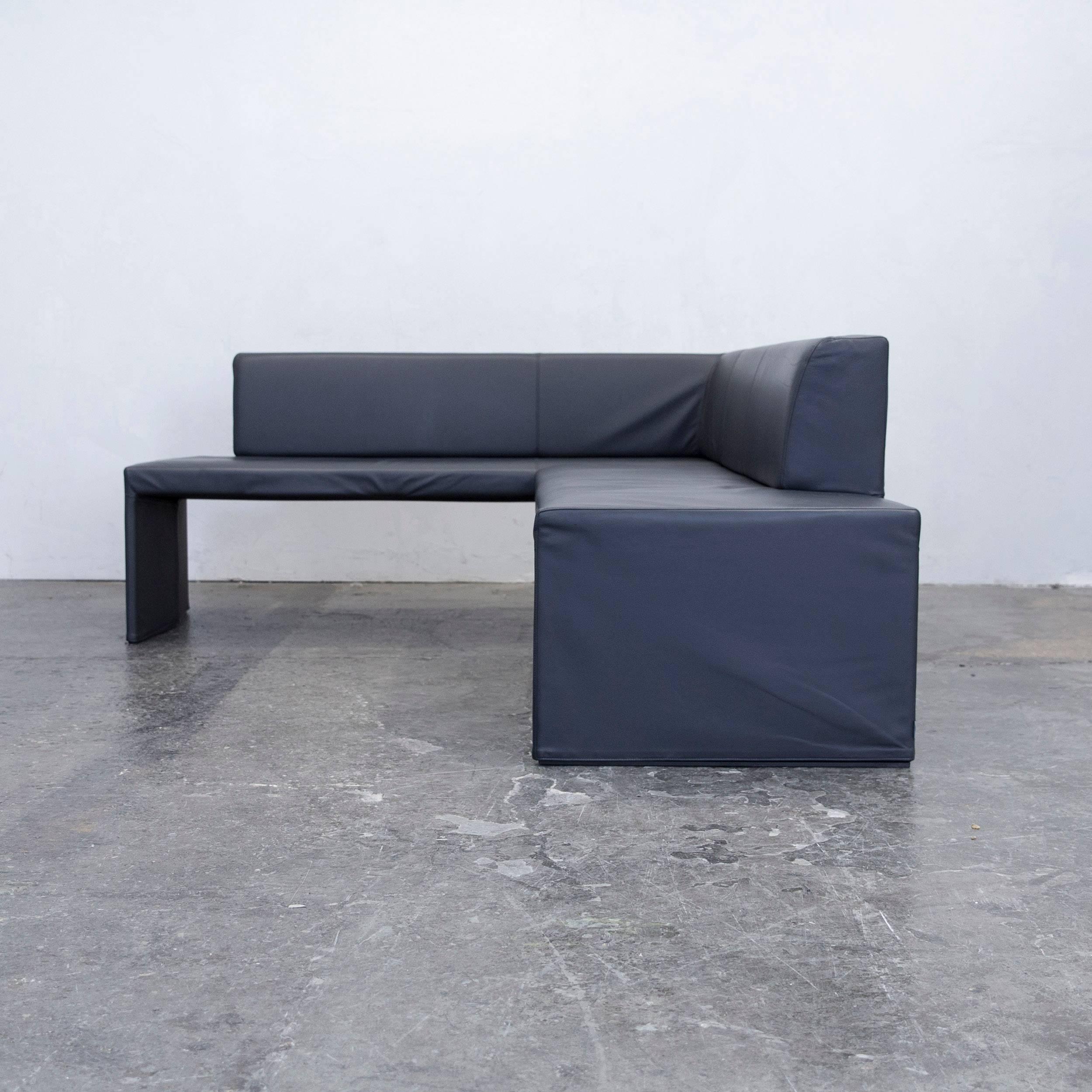 Walter Knoll Together Designer Corner Sofa Leather Grey Anthrazit Modern 1