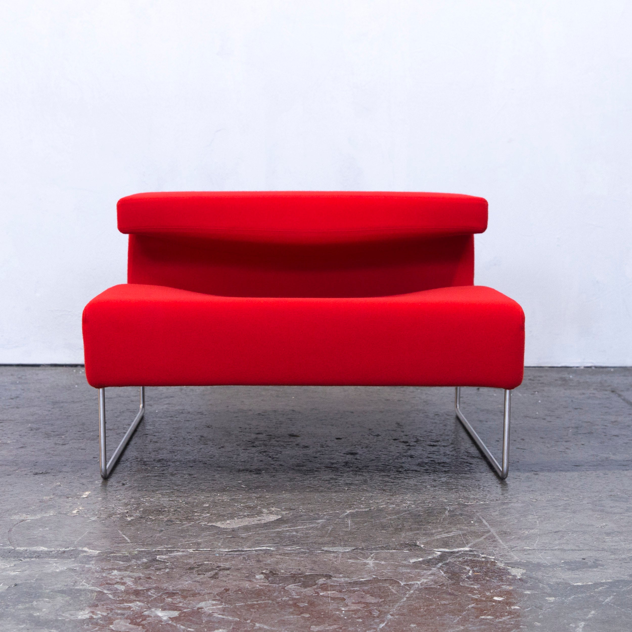 Moroso Lowseat Designer Chair Fabric Red One Seat Microfibre Couch Modern Moroso Lowseat Designer Chair Fabric Red One Seat Microfibre Couch Modern