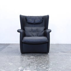 De Sede DS 23 Designer Armchair Leather Black One Seat Couch Modern