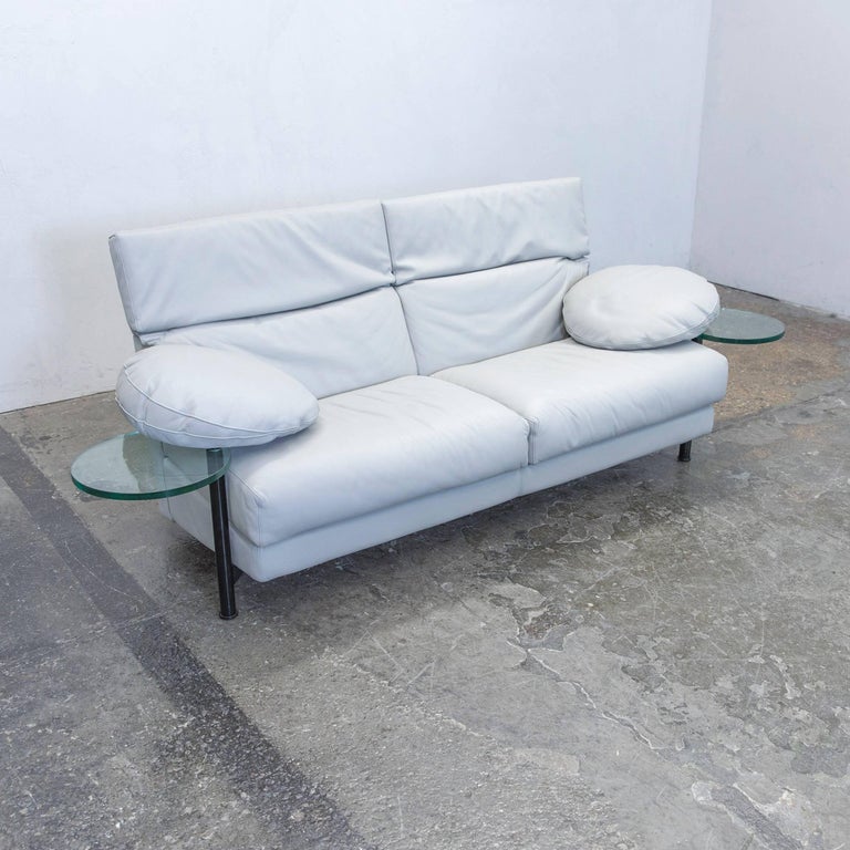 B&B Italia Arca Paolo Piva Designer Sofa Grey Leather Three-Seat Glass  Function at 1stDibs | arca sofa, arca st louis olive