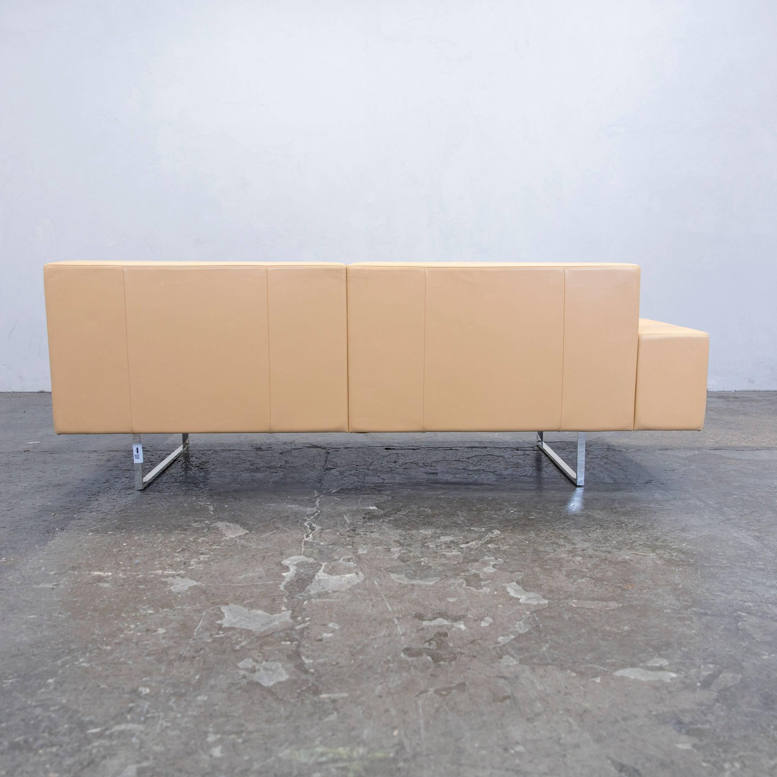 Poltrona Frau Quadra Designer Sofa Yellow Two Seat Couch Modern At 1stdibs