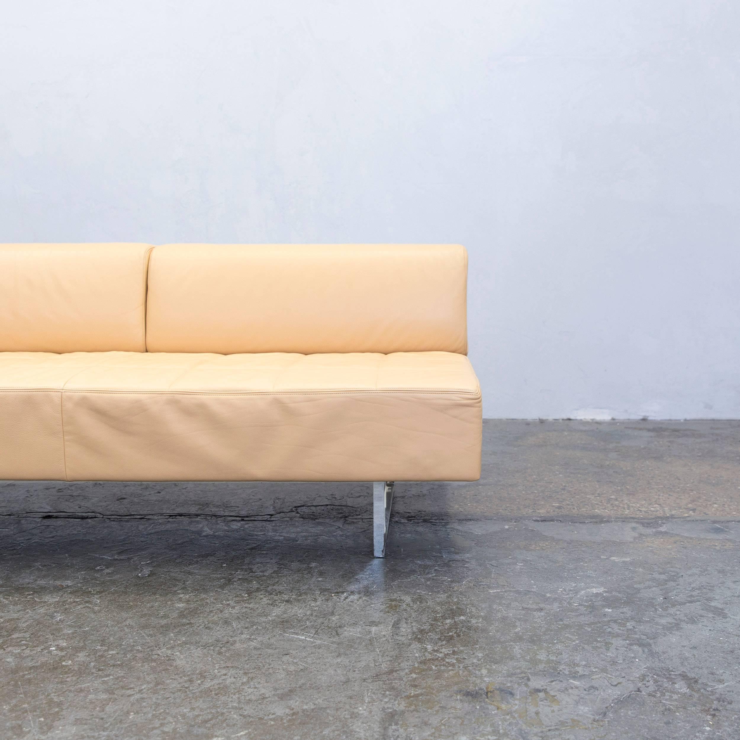 Poltrona Frau Quadra Designer Sofa Yellow Two Seat Couch Modern At 1stdibs