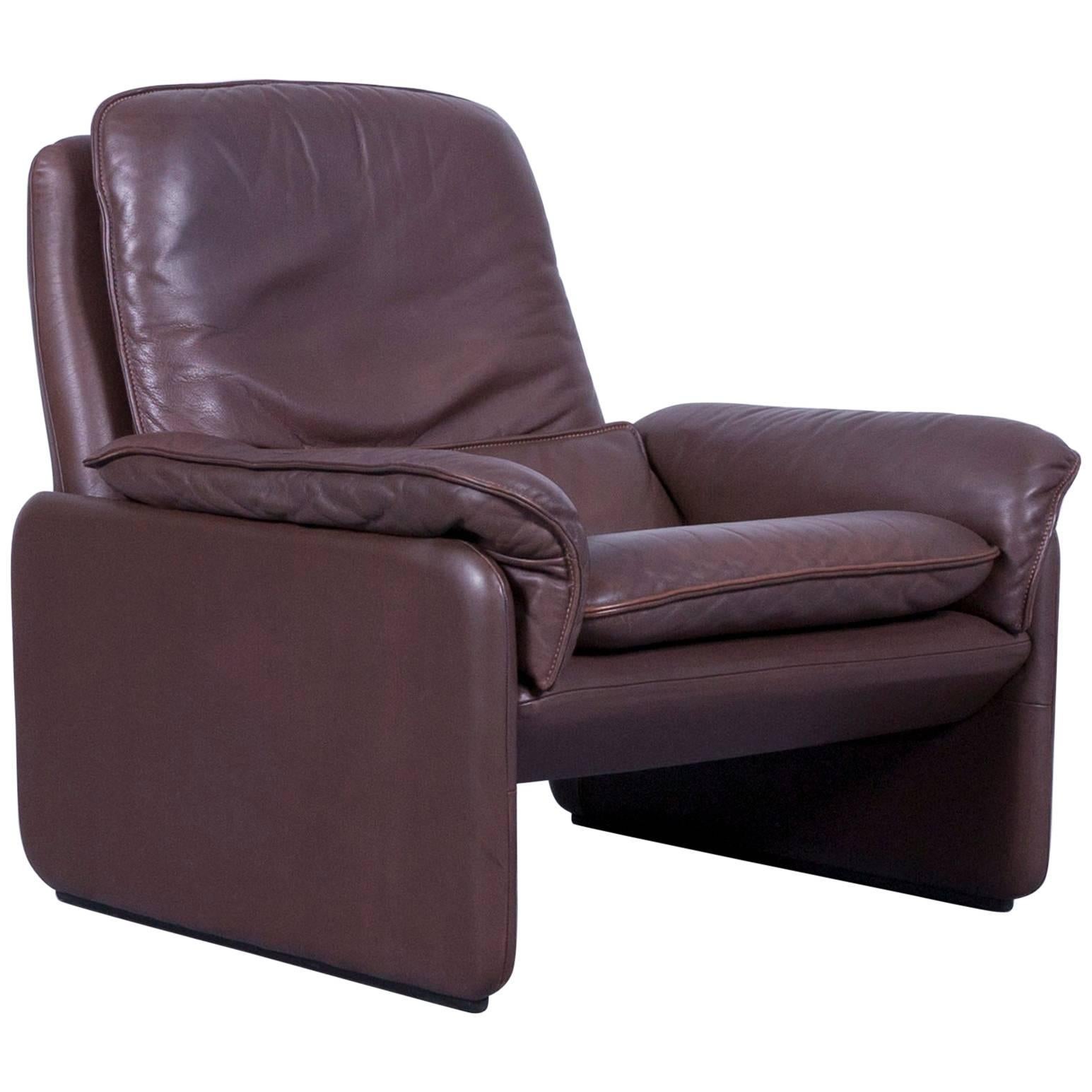 De Sede Designer Armchair Leather Brown Modern For Sale