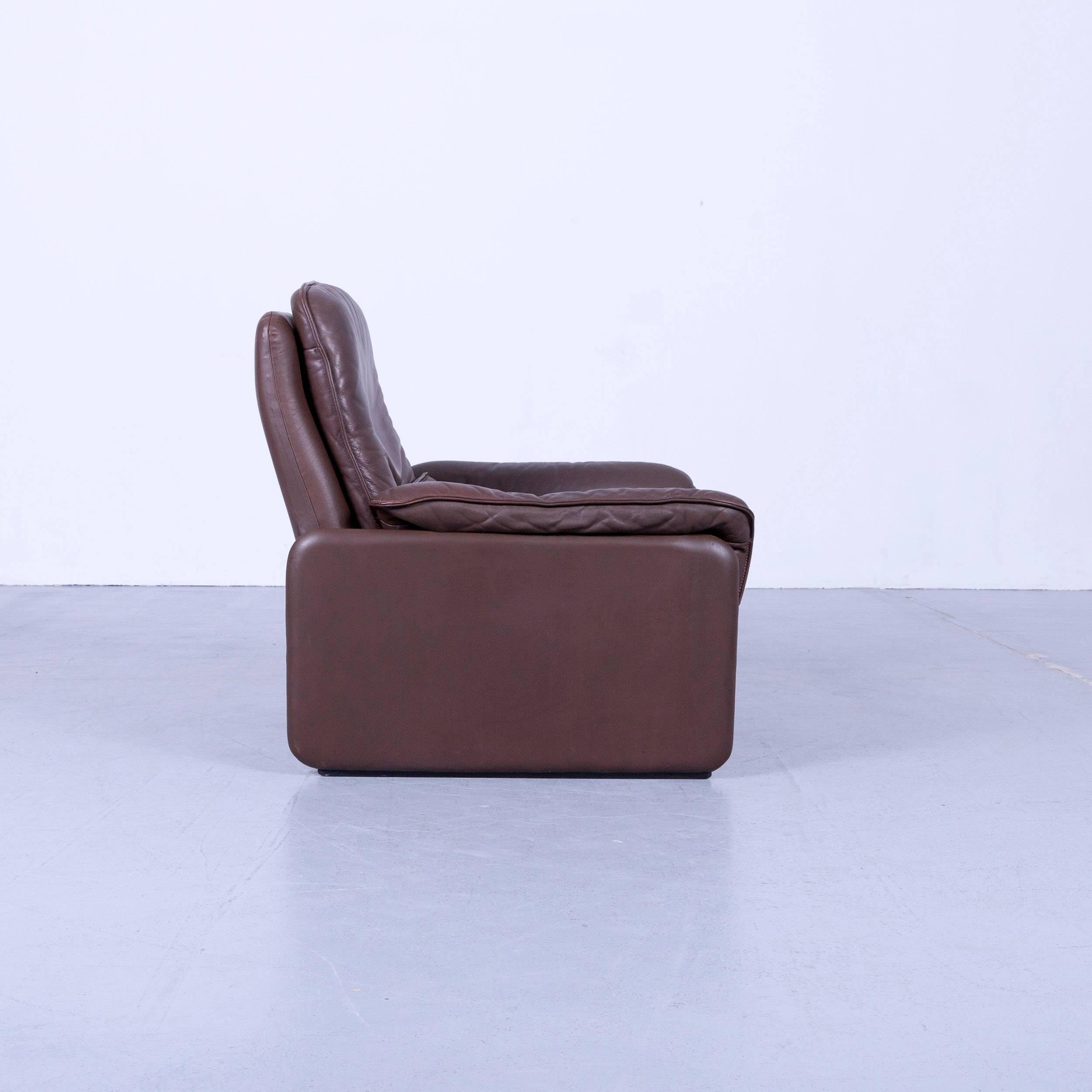 De Sede Designer Armchair Leather Brown Modern For Sale 3