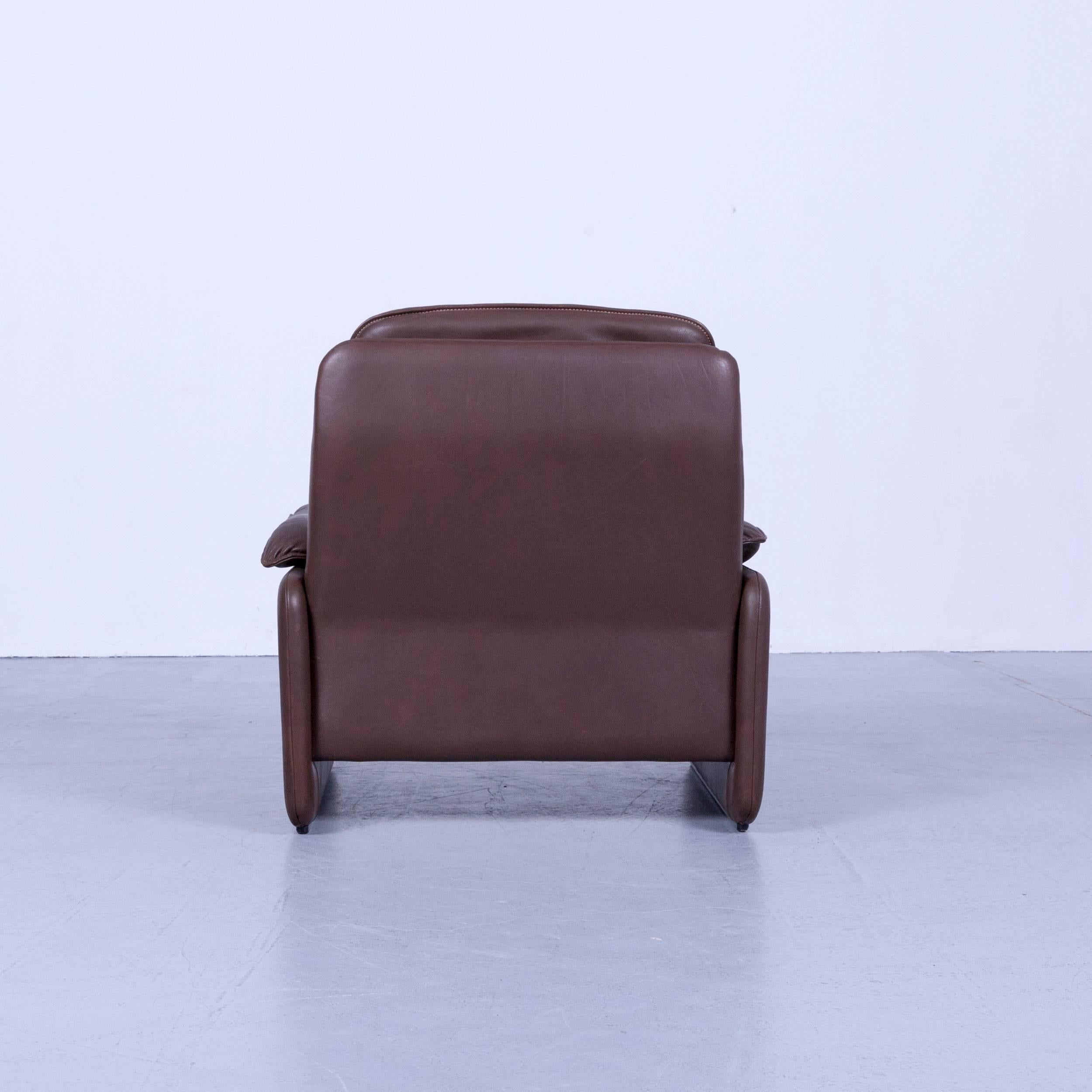De Sede Designer Armchair Leather Brown Modern For Sale 4