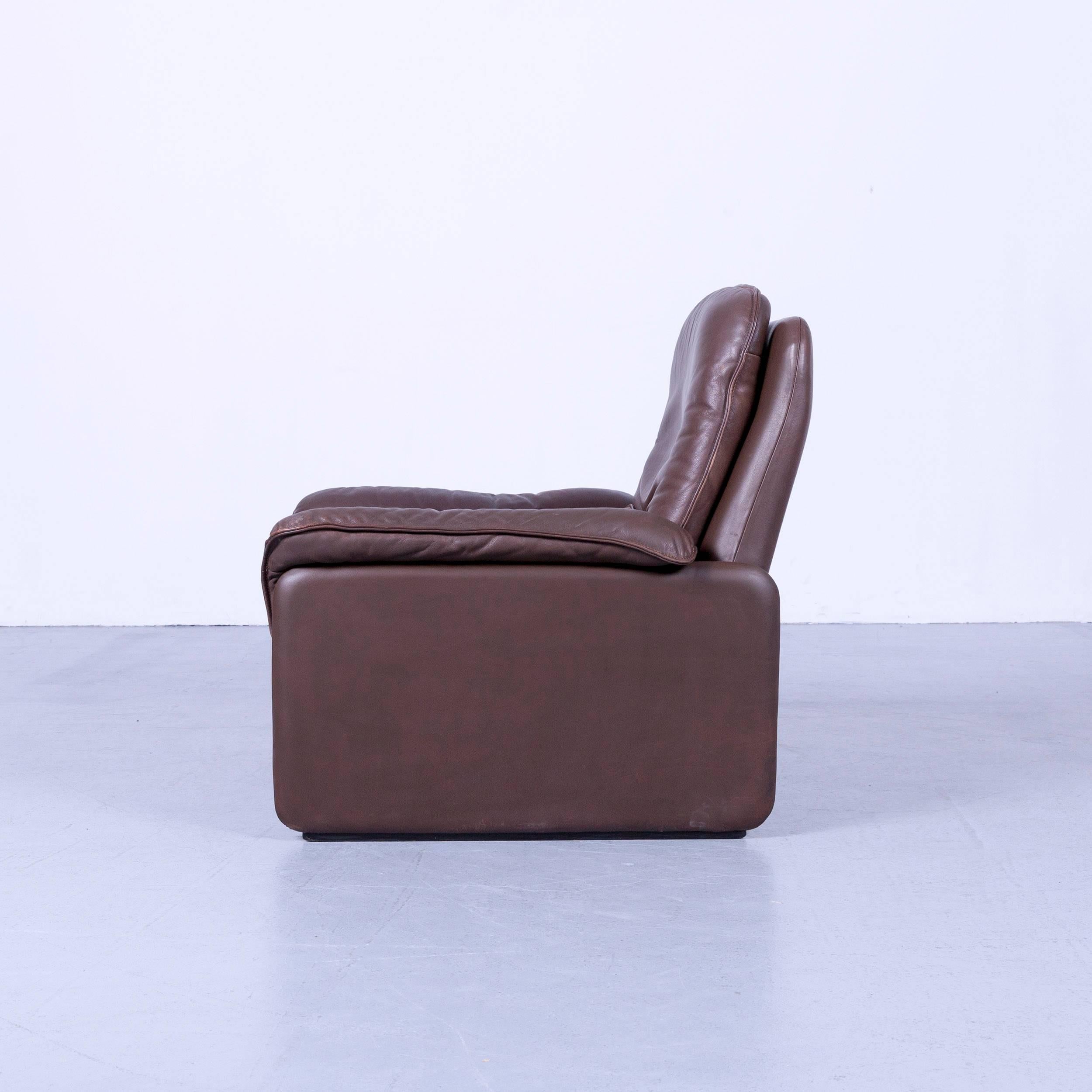 De Sede Designer Armchair Leather Brown Modern For Sale 5