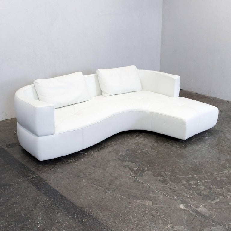 La Nuova Casa Leather Corner Sofa White Crème Couch Who's Perfect at  1stDibs | la nouva sofa, la nuova casa sofa, lanouva sofa