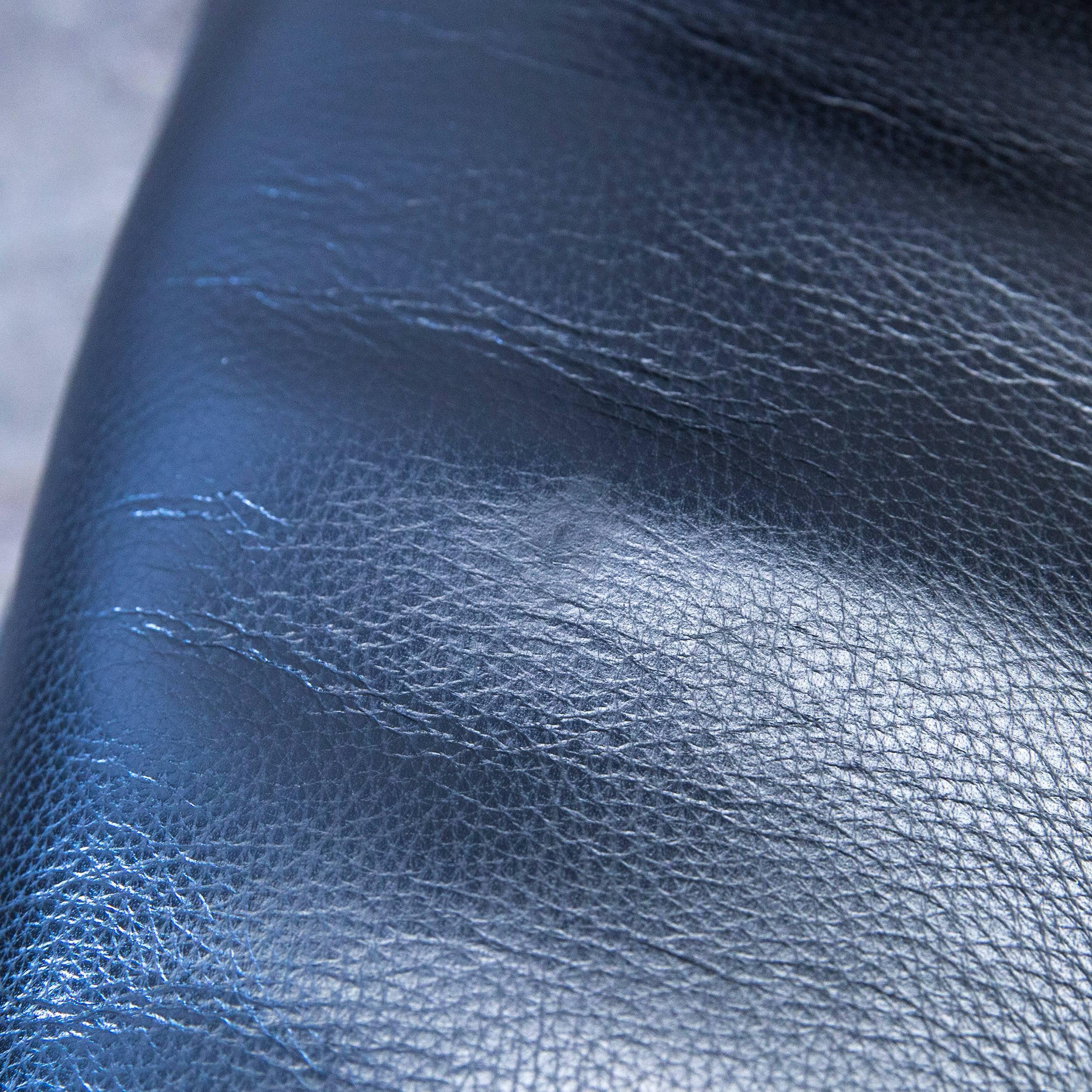 Leolux Tango Designer Leather Sofa Black Two-Seat Function Modern For Sale 2