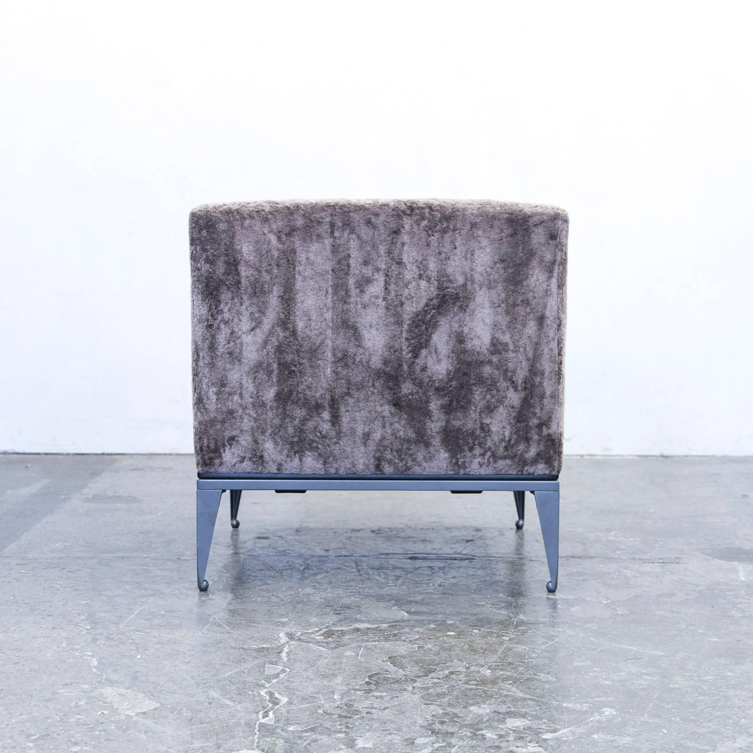 Baleri Italia Molly Designer Sessel Stoff Braun Couch Modern 3