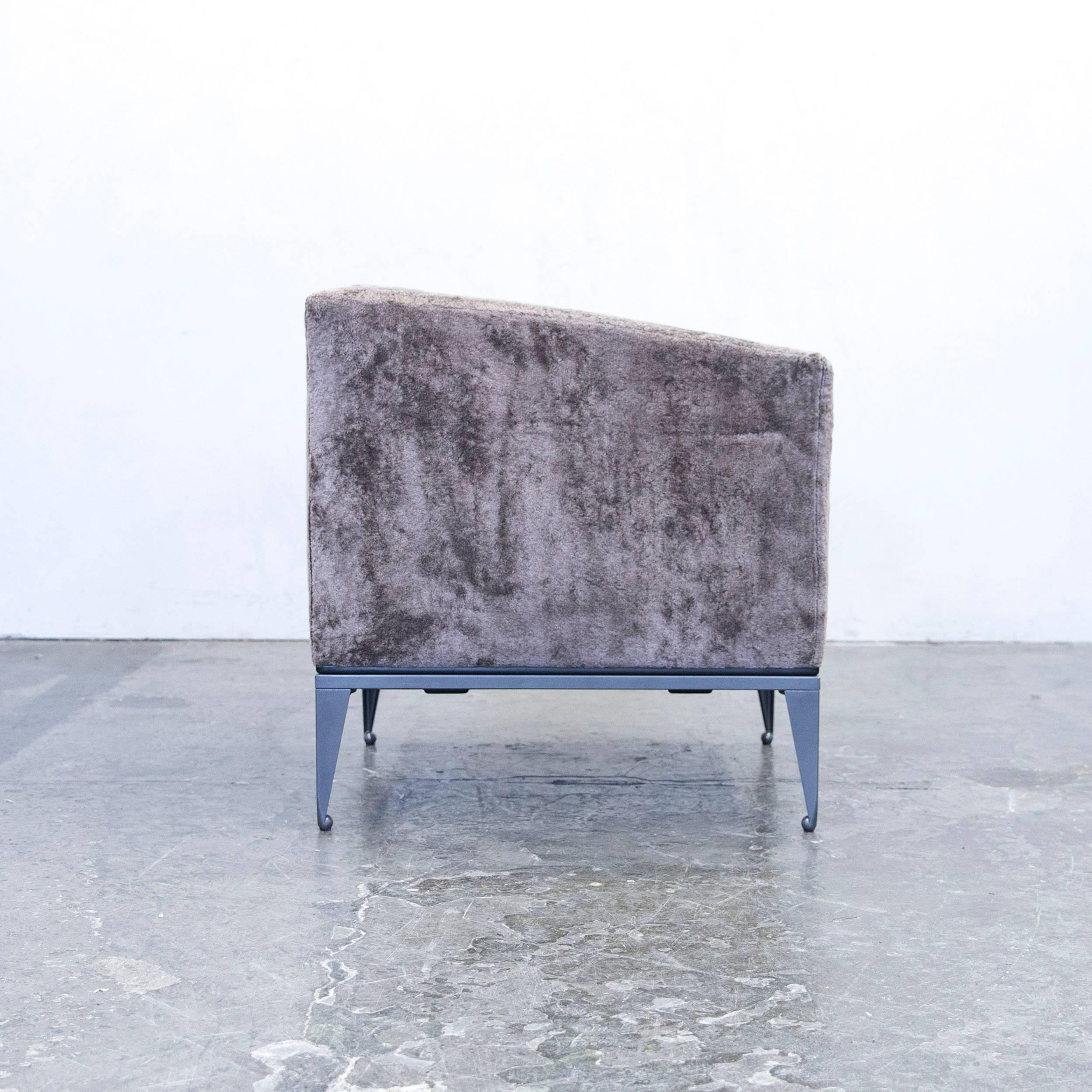 Baleri Italia Molly Designer Sessel Stoff Braun Couch Modern 4