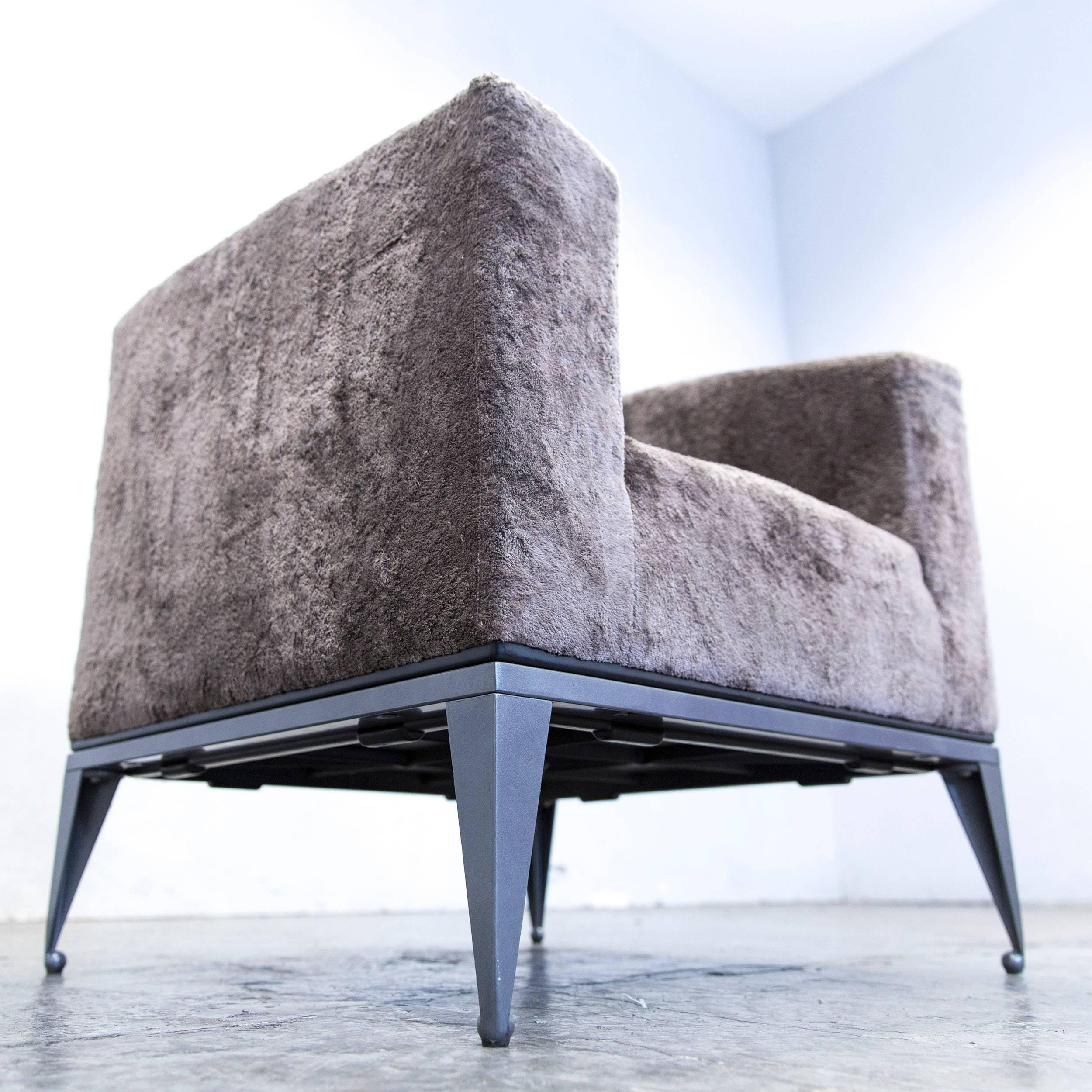 Baleri Italia Molly Designer Sessel Stoff Braun Couch Modern 1